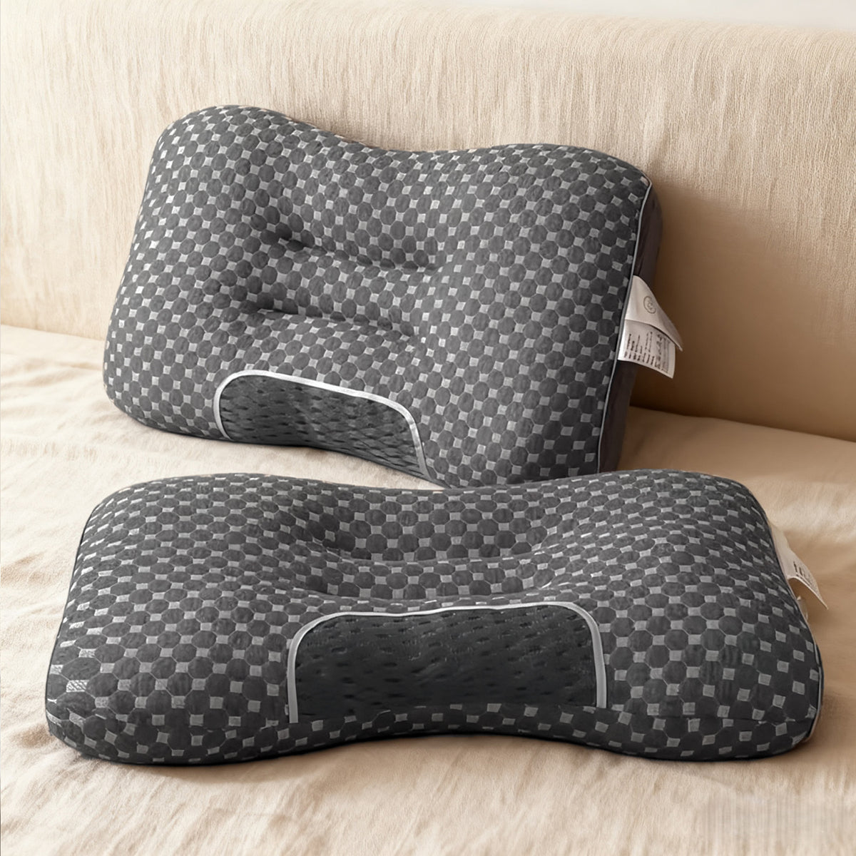 Black Dot Pillow