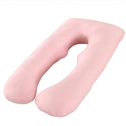 Small U-Shaped Maternity Pillow - Pink