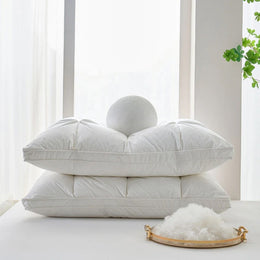 White Twisted Flower Pillow