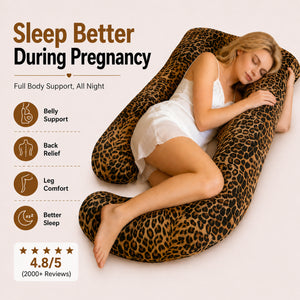 J Pillow - Leopard Print