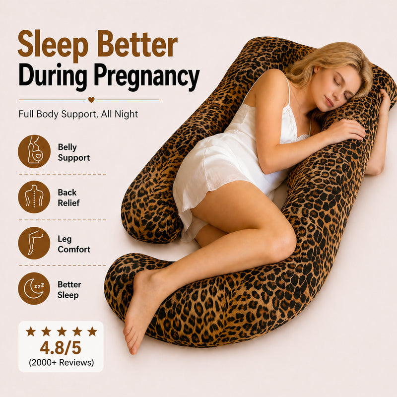 J Pillow - Leopard Print