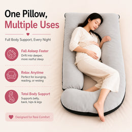 J Pillow - Black & Grey