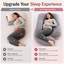 J Pillow - Pink & Grey