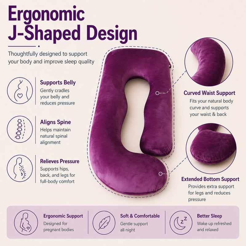 J Pillow - Dark Purple